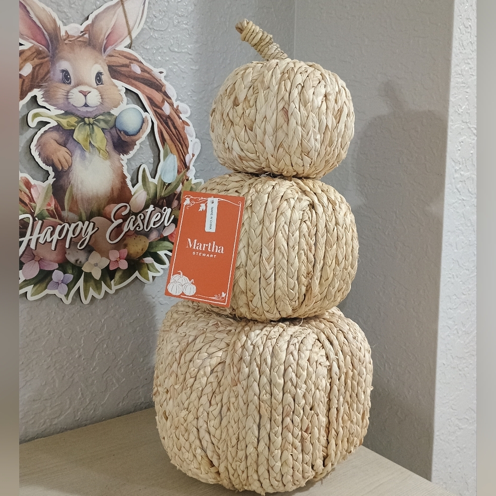 Martha Stewart Woven Pumpkin Decor